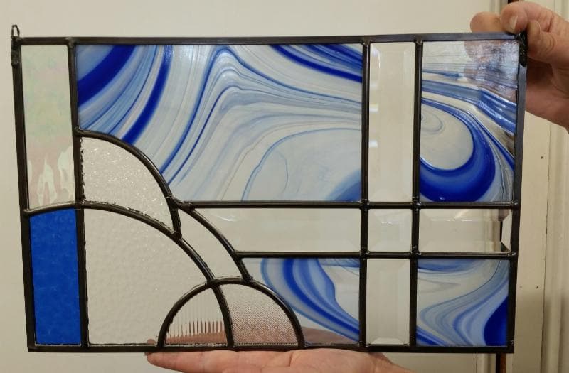 Beginning Lead came stained glass panel
