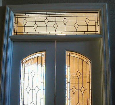 Hermosa Beach beveled glass — second view